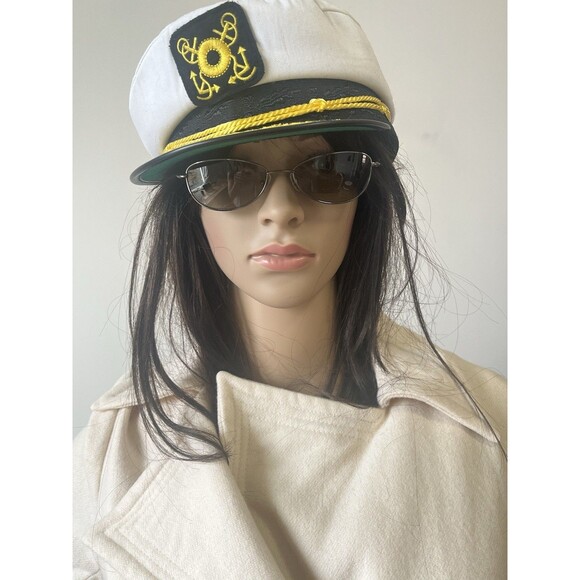 Jean Paul Gaultier JPG 58-0076 Sunglasses Silver Wire Frames Oval Lens UV - Picture 2 of 14